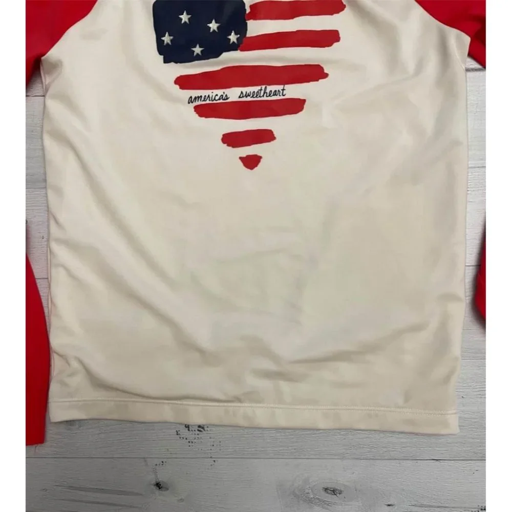 gymboree girls‎ americas sweetheart rashguard 10/12